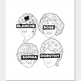 Robskiart - Subversive Golden Girls light T Posters and Art